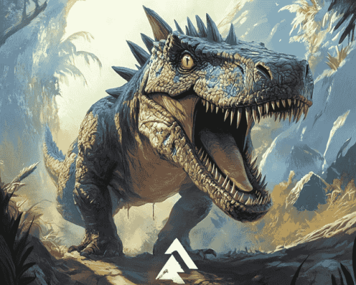 Ark Survival Evolved Game Poster Diamond Painting