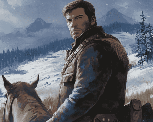 Arthur Morgan Animation Diamond Painting