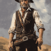 Arthur Morgan Wild West Diamond Painting