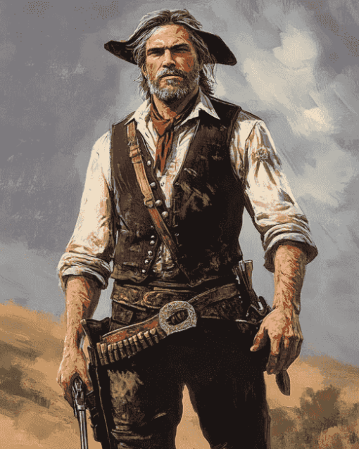 Arthur Morgan Wild West Diamond Painting