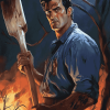 Ash Evil Dead Movie Diamond Painting