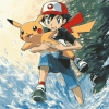 Ash Misty Adventures Diamond Painting