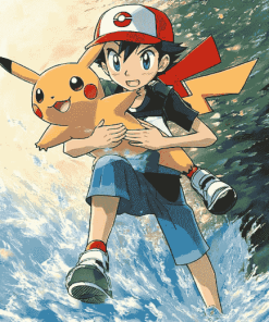 Ash Misty Adventures Diamond Painting