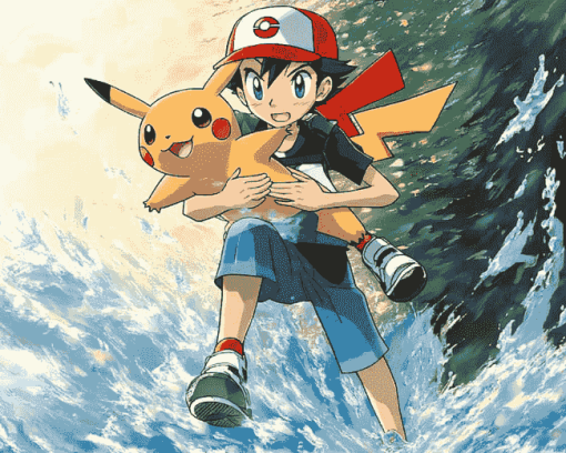 Ash Misty Adventures Diamond Painting