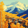 Aspen Colorado Animation Diamond Painting