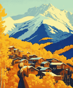 Aspen Colorado Animation Diamond Painting