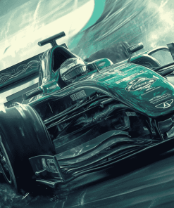 Aston Martin F1 Racing Cars Diamond Painting