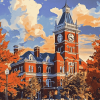 Auburn University Architecture Diamond Painting