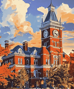 Auburn University Architecture Diamond Painting