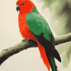 Austrailian King Parrot Bird Diamond Painting