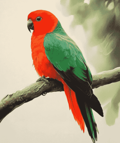 Austrailian King Parrot Bird Diamond Painting