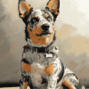 Australian Cattle Dog Animals Diamond Painting