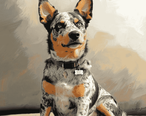 Australian Cattle Dog Animals Diamond Painting