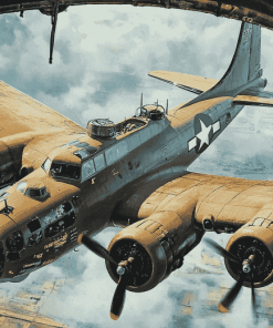 B17 Heavy Bomber Jets Diamond Painting