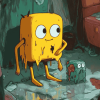 BMO and Jake Adventure Time Diamond Painting