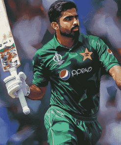 Babar Azam Cricket Star Diamond Painting