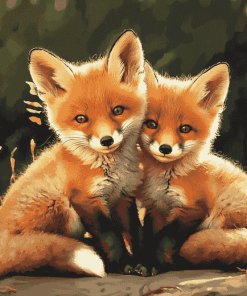 Baby Fox Animals Diamond Painting