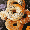 Bagel Breakfast Diamond Painting