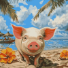 Bahama Pig Diamond Painting