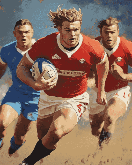 Bailey Smith Rugby Star Diamond Painting