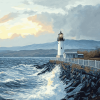 Baily Lighthouse Seascapes Diamond Painting