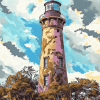 Bald Head Lighthouse North Carolina Diamond Painting