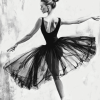 Ballerina in Black and White Diamond Painting