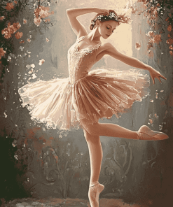 Ballet Princess Vintage Diamond Painting