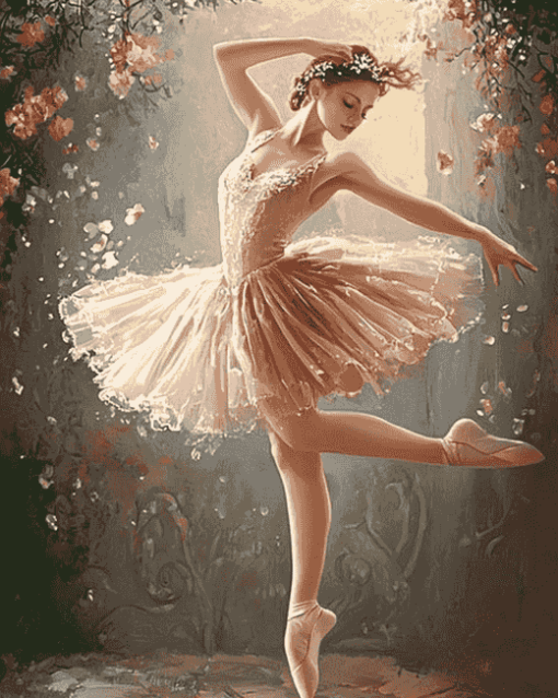 Ballet Princess Vintage Diamond Painting