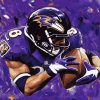 Baltimore Ravens Football Diamond Painting