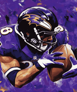 Baltimore Ravens Football Diamond Painting