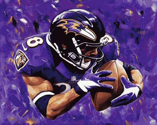 Baltimore Ravens Football Diamond Painting