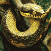 Banded Krait Snake Diamond Painting