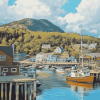 Bar Harbour Landscape Diamond Painting