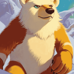 Bark The Polar Bear Sonic Diamond Painting
