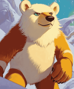 Bark The Polar Bear Sonic Diamond Painting