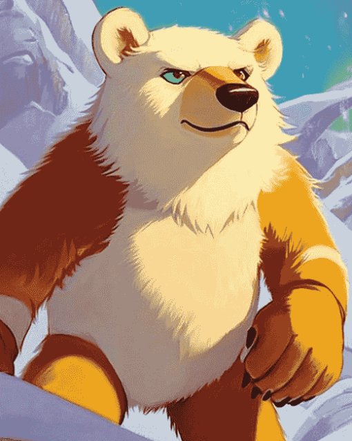 Bark The Polar Bear Sonic Diamond Painting