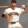 Baseball Giants Player Diamond Painting