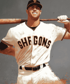 Baseball Giants Player Diamond Painting