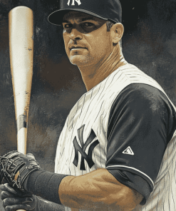 Baseball Icon Aaron Boone Diamond Painting