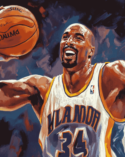 Basketball Legend Karl Malone Diamond Painting