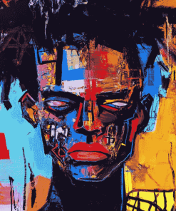 Basquiat Abstract Colorful Diamond Painting