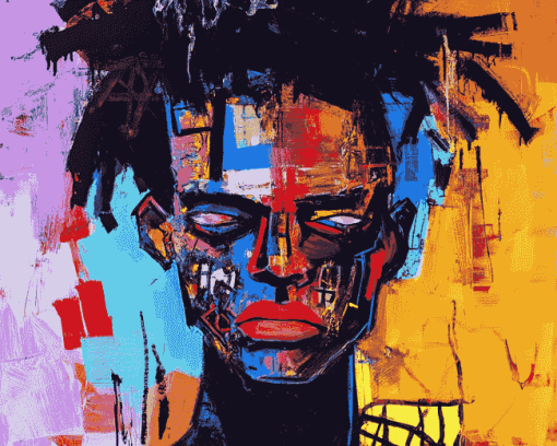 Basquiat Abstract Colorful Diamond Painting