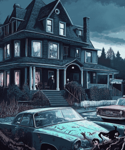 Bates Motel Animation Diamond Painting