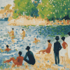 Bathers at Asnières Masterpiece Diamond Painting