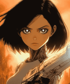 Battle Angel Alita Anime Diamond Painting