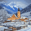 Bavarian Winter Landscapes Diamond Painting