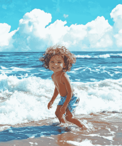 Beachside Fun Kids Diamond Painting