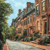 Beacon Hill Streets Diamond Painting