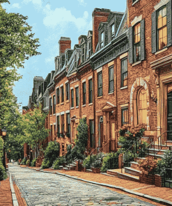 Beacon Hill Streets Diamond Painting